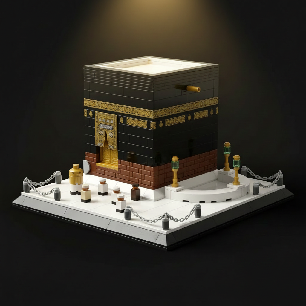 La Kaaba – Masjid al-Haram, set de briques premium