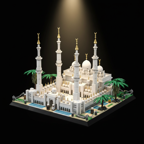 Grande Mosquée Sheikh Zayed – Abu Dhabi, set de briques premium