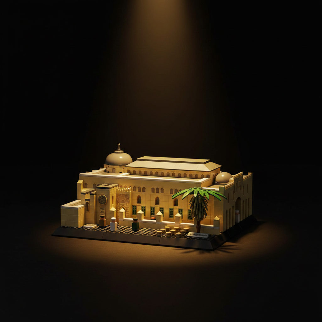 Mosquée Al-Aqsa – Jérusalem, set de briques premium